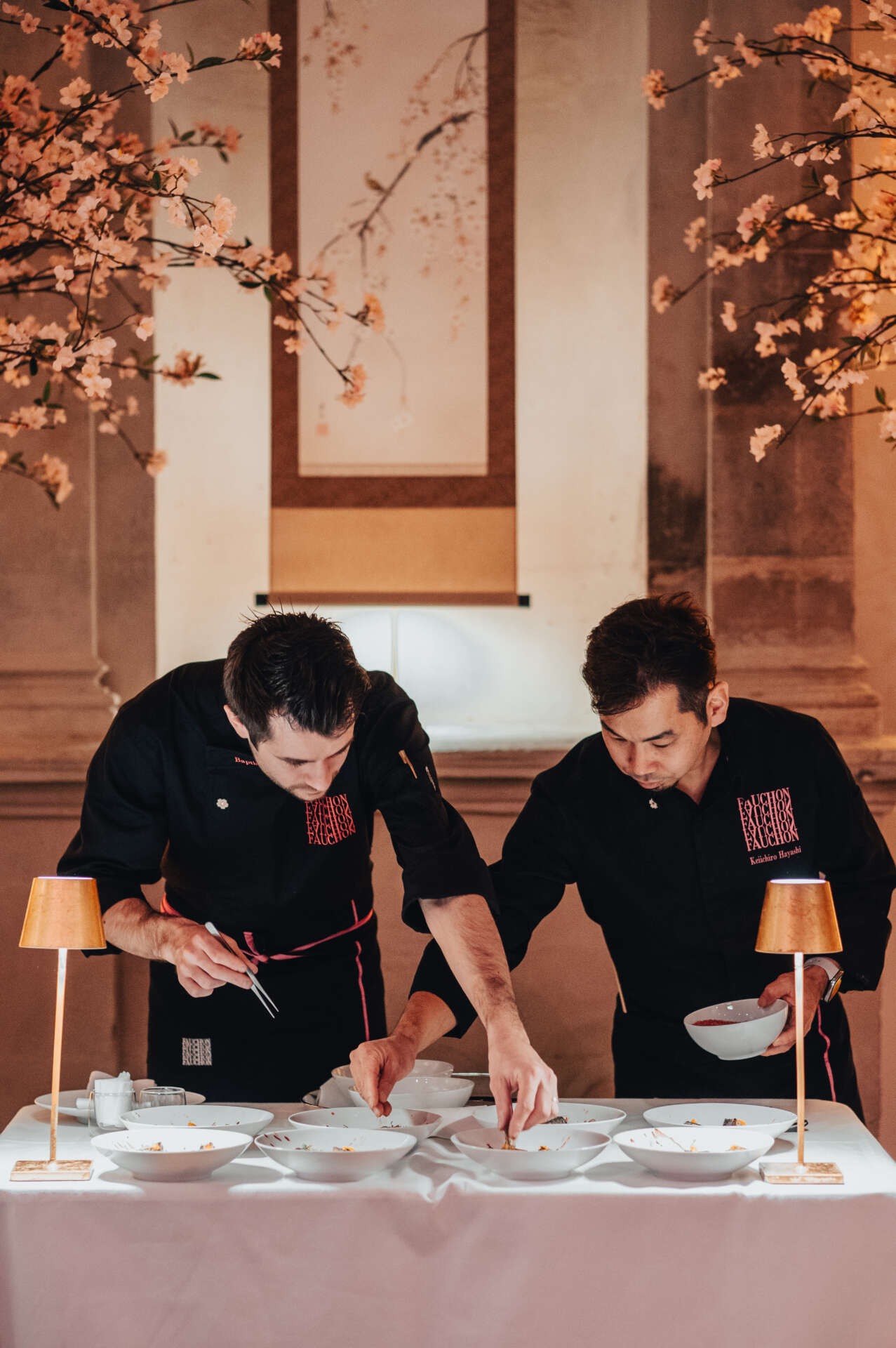 Menu OHANAMI, collaboration with Paris and Kyoto will be served on April 17, 18, 19