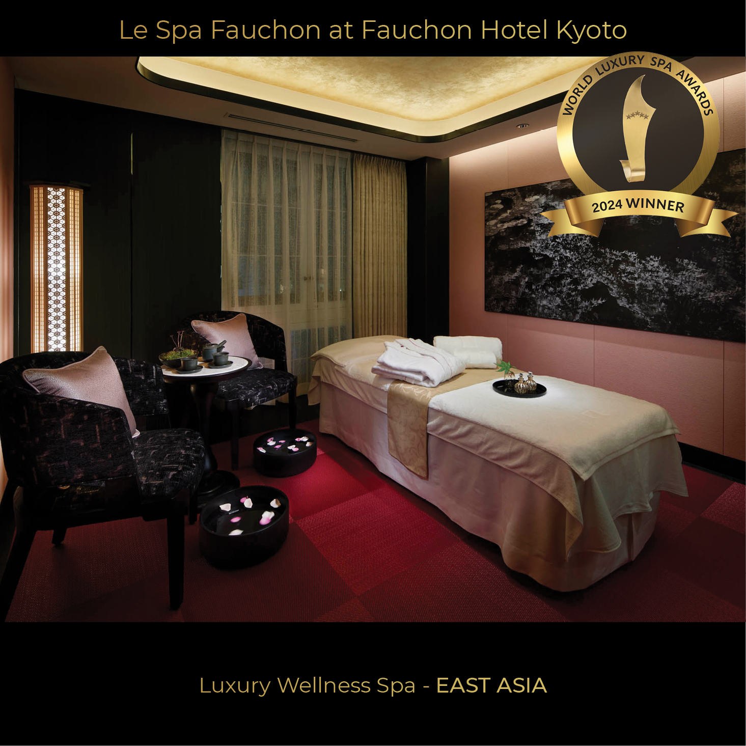 Le Spa FAUCHON – Awarded best Luxury Wellness Spa (East Asia) by World Luxury Spa Awards 2024