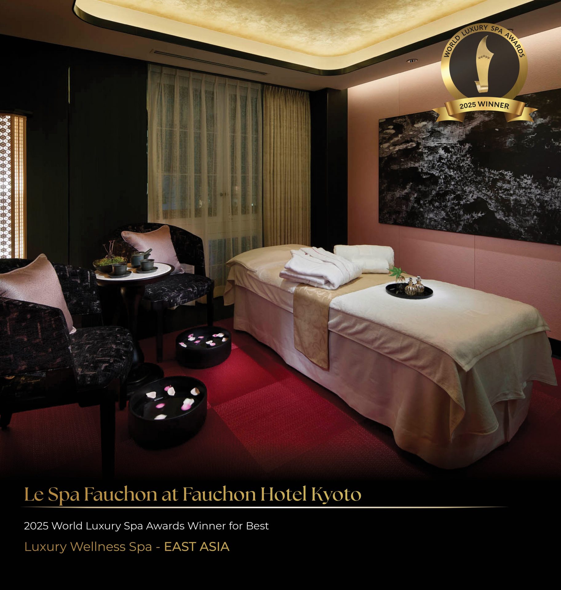 「ル スパ フォション」が2025年ワールド ラグジュアリー スパ アワードを受賞