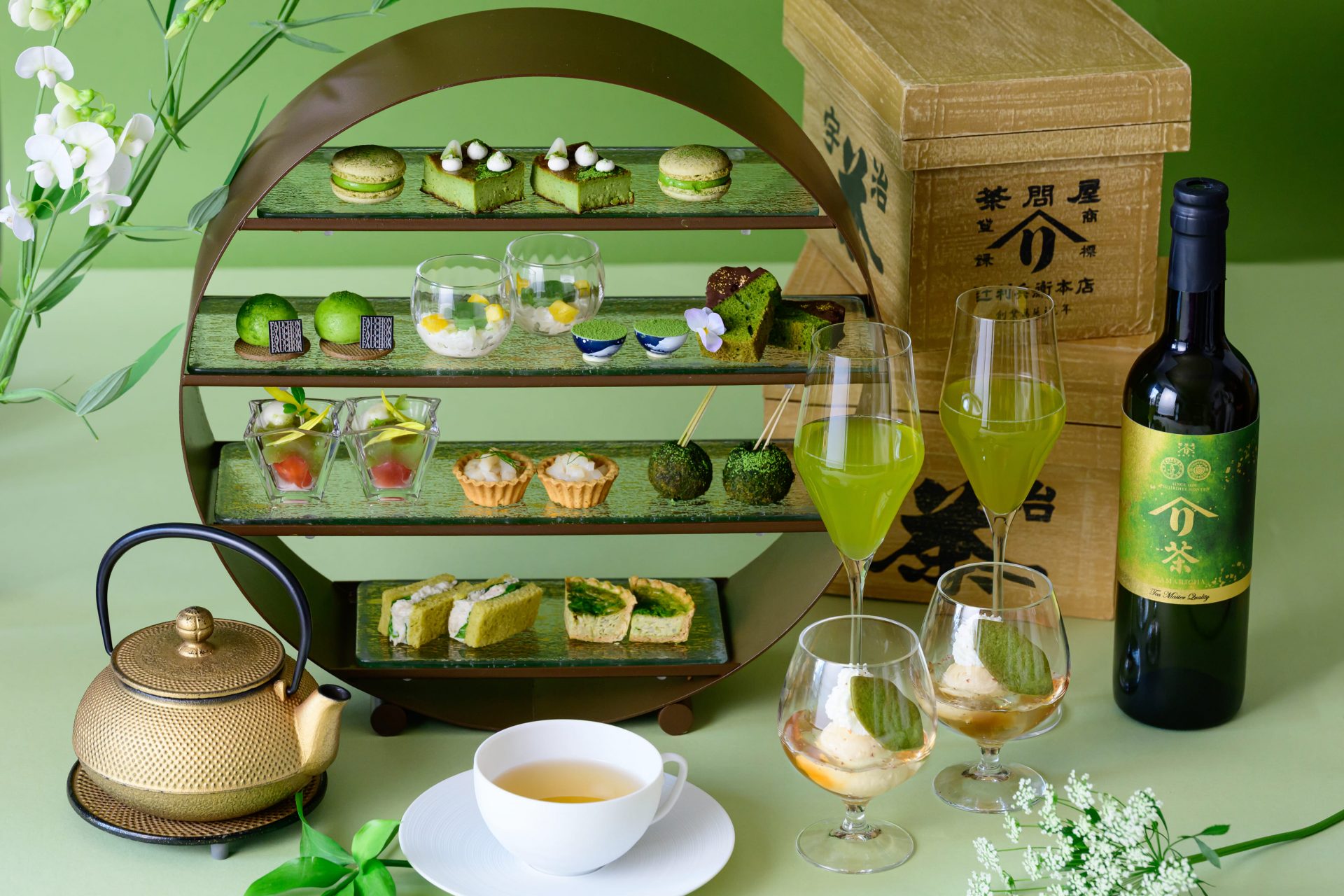 【27 April – 19 June】”FAUCHON Meets Matcha”, Savour Matcha Afternoon Tea